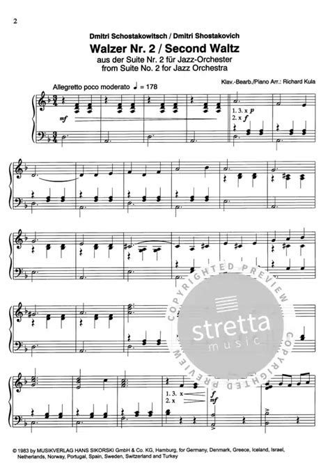 stretta music noten